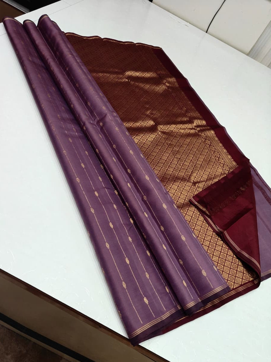 Pure kanchipuram silk saree handwoven unique design