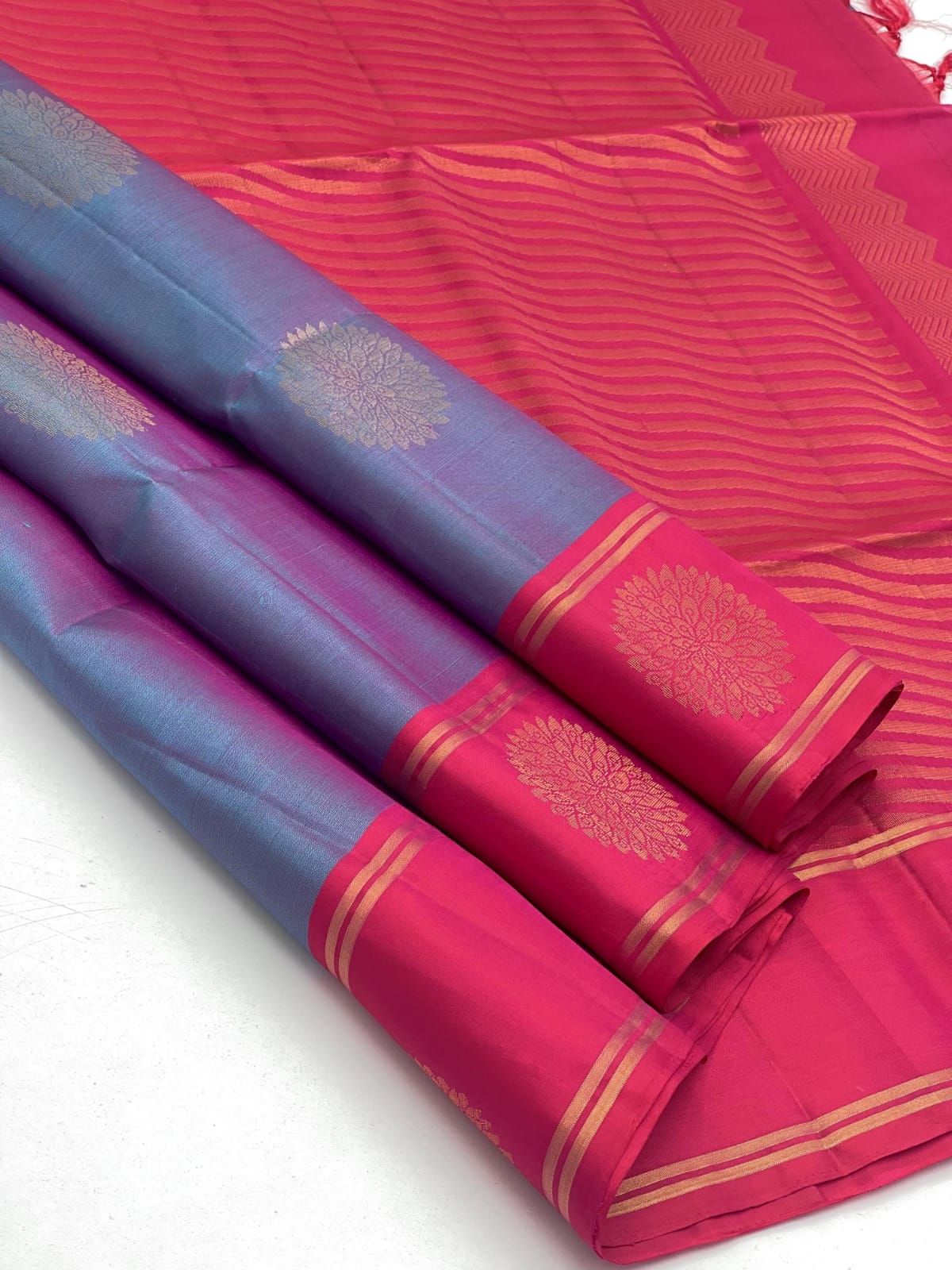 Festival collection Pure Soft Silk saree pretty contrast border