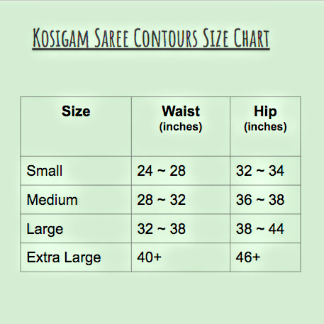 Light pink Saree Contour - available in 2 sizes