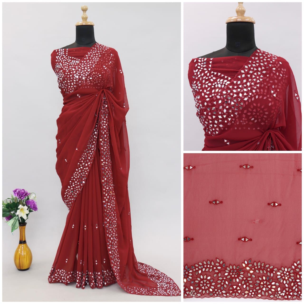 Contemporary Sarees on trend now!