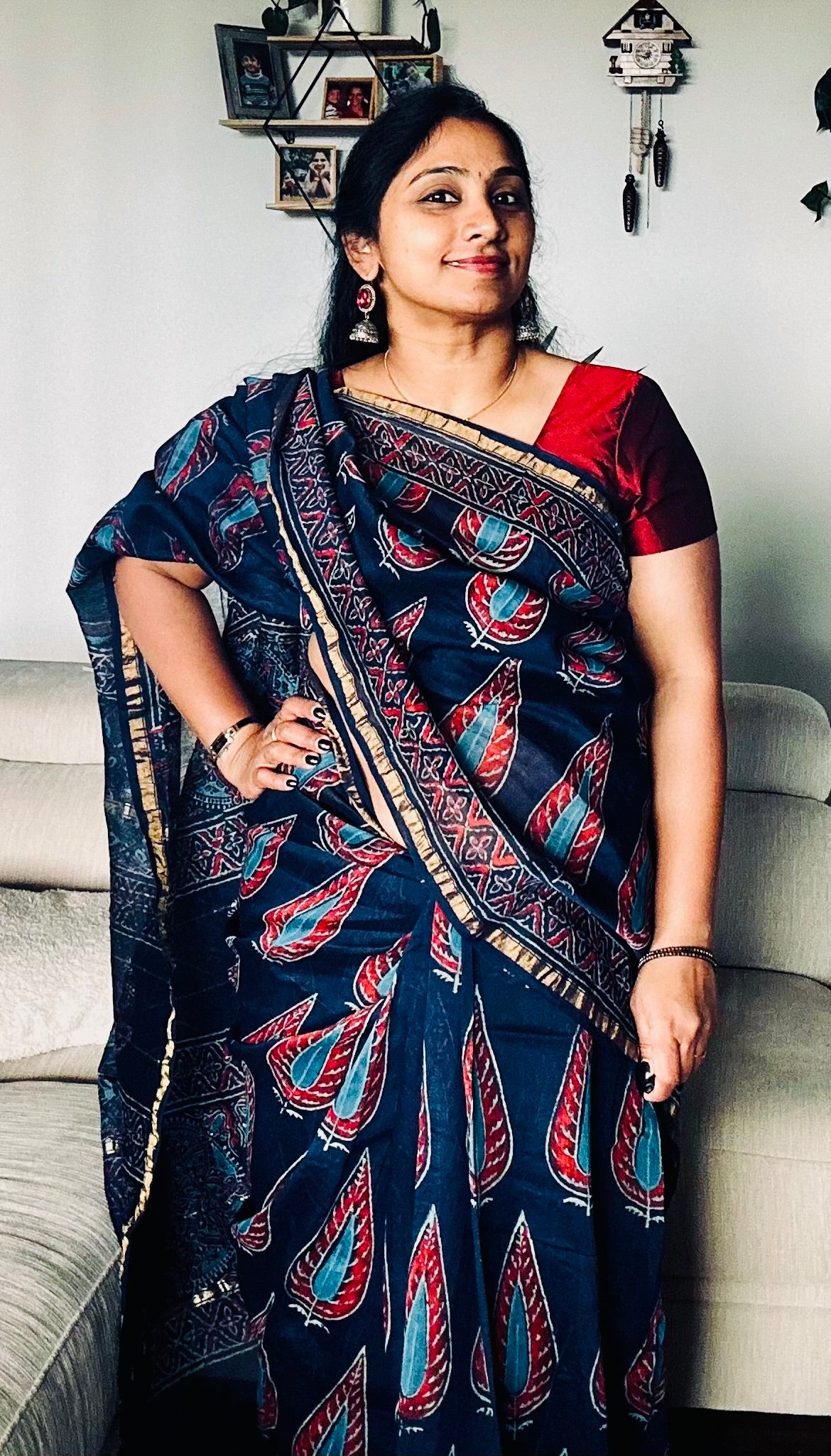 Pre order Beautiful chanderi silk saree