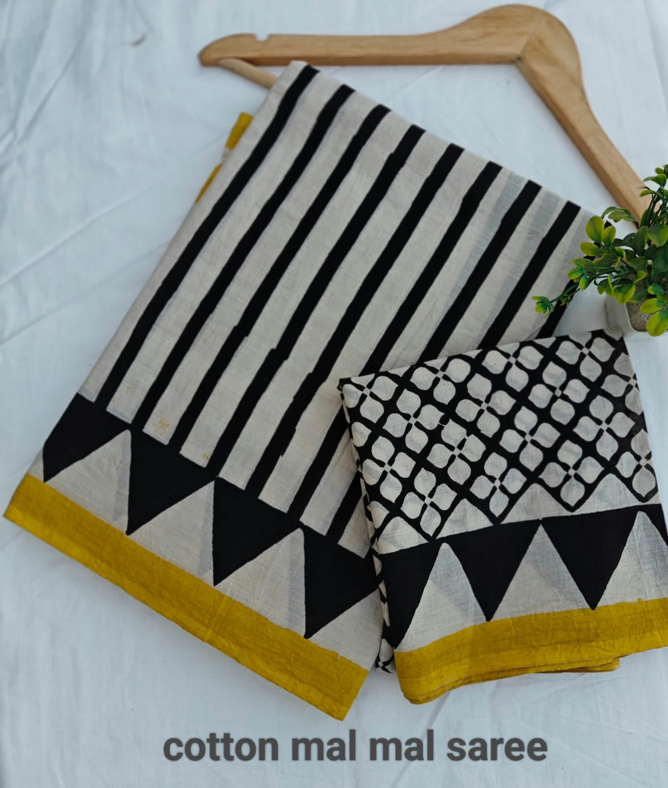 Pre-Order Bagru handBlock Print Cotton mulmul Sarees With Running Blouse
