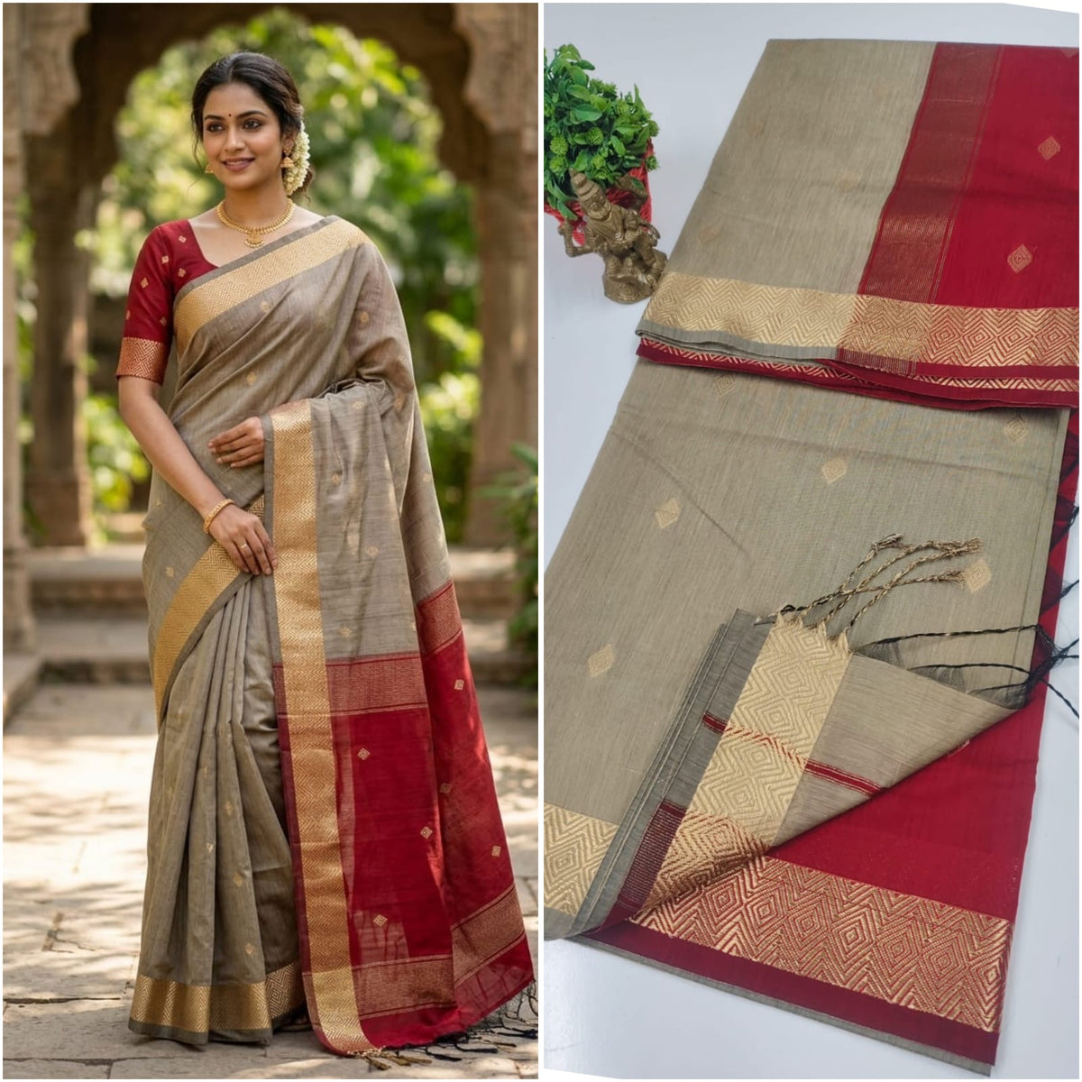 Pre order Nayan inspired Silk Cotton saree Model kalyani cotton sarees 2nd set - weaved on orders