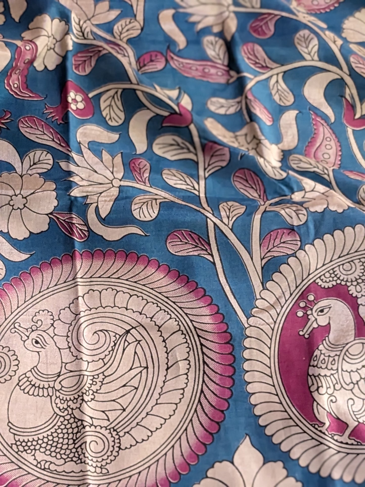 New arrival : Pure Handloom Kalamkari Silk Saree