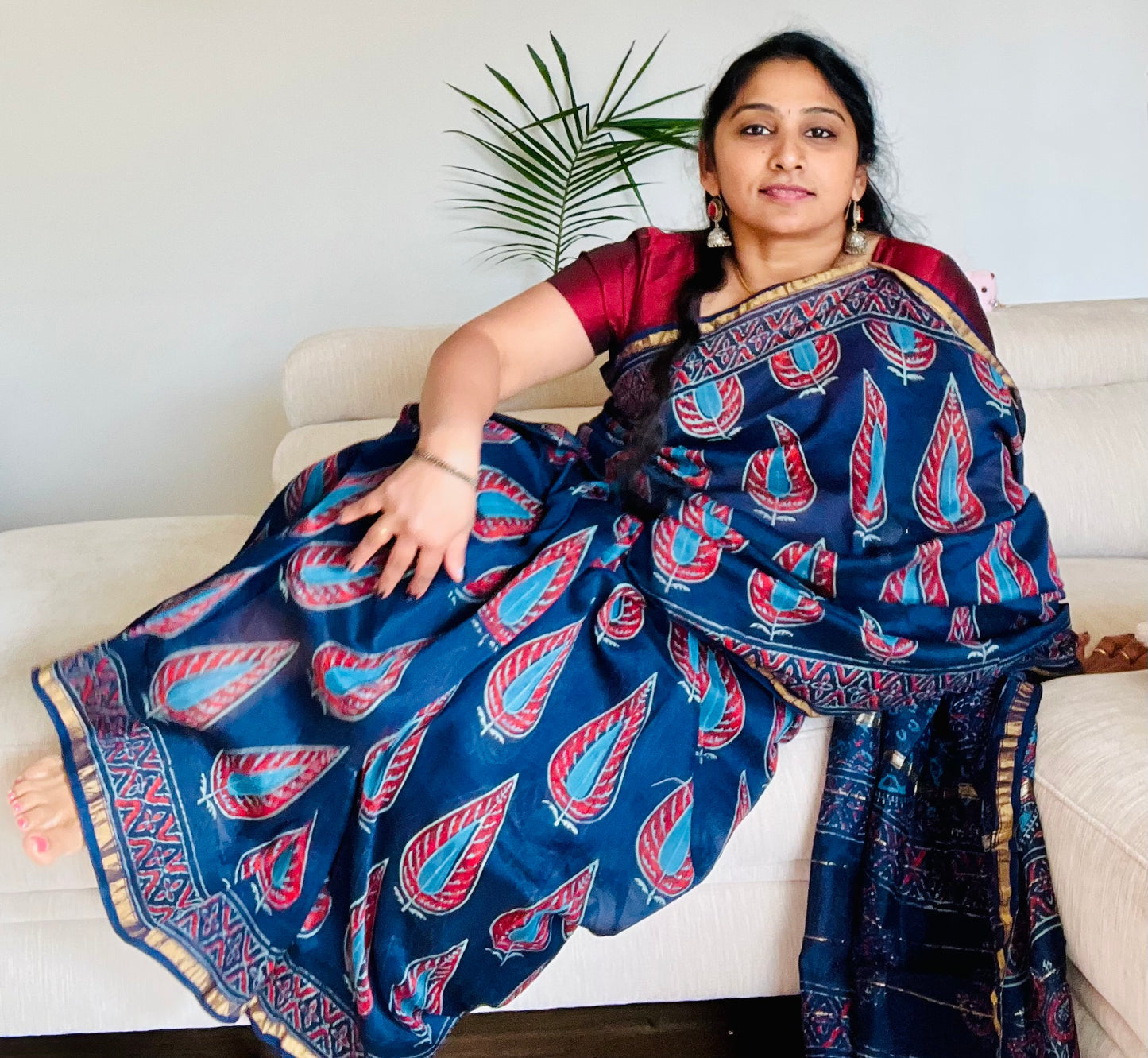 Pre order Beautiful chanderi silk saree