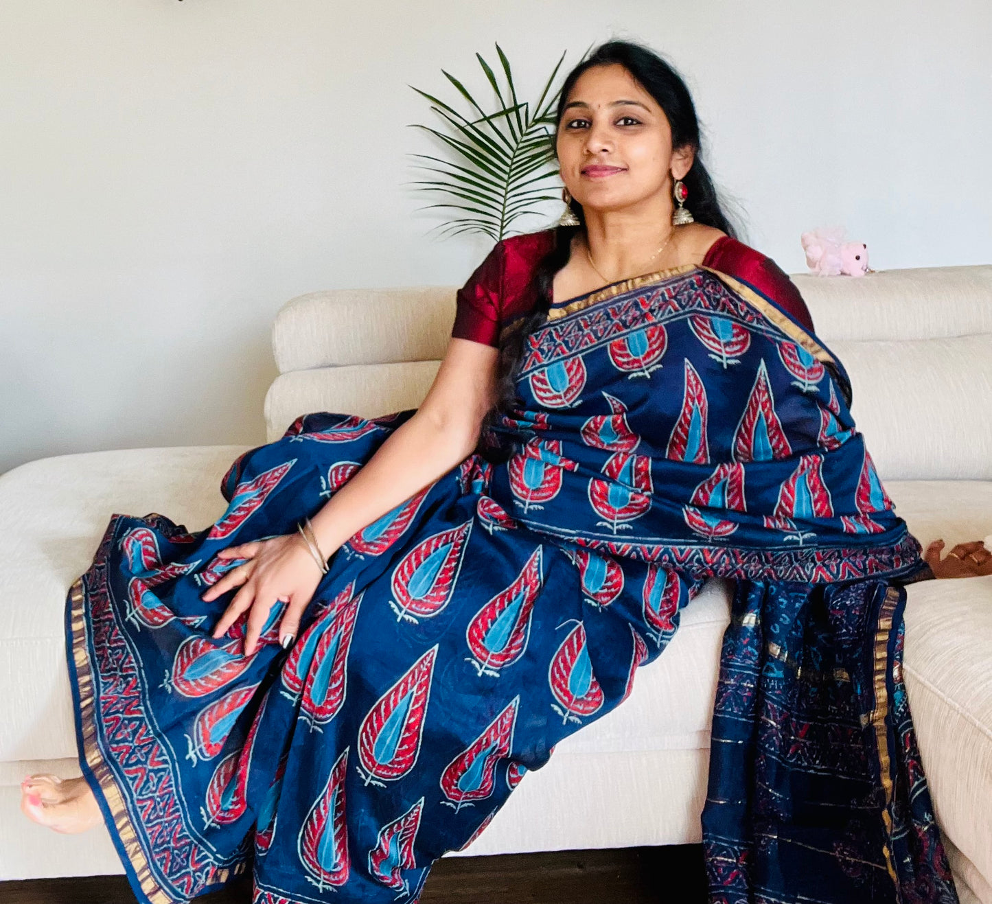 Pre order Beautiful chanderi silk saree