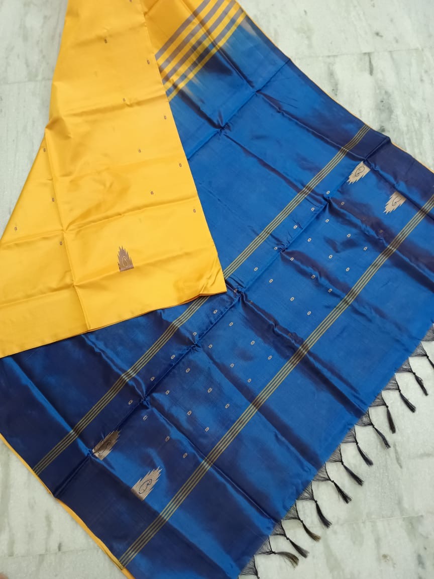 Vegan Banana Pith Silk Saree without blouse