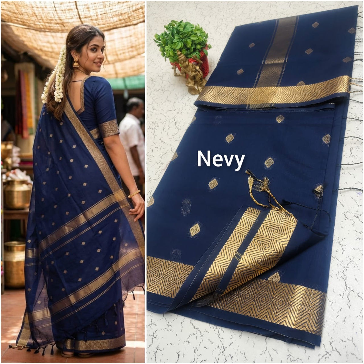 Pre order Nayan inspired Silk Cotton saree Model kalyani cotton sarees 2nd set - weaved on orders