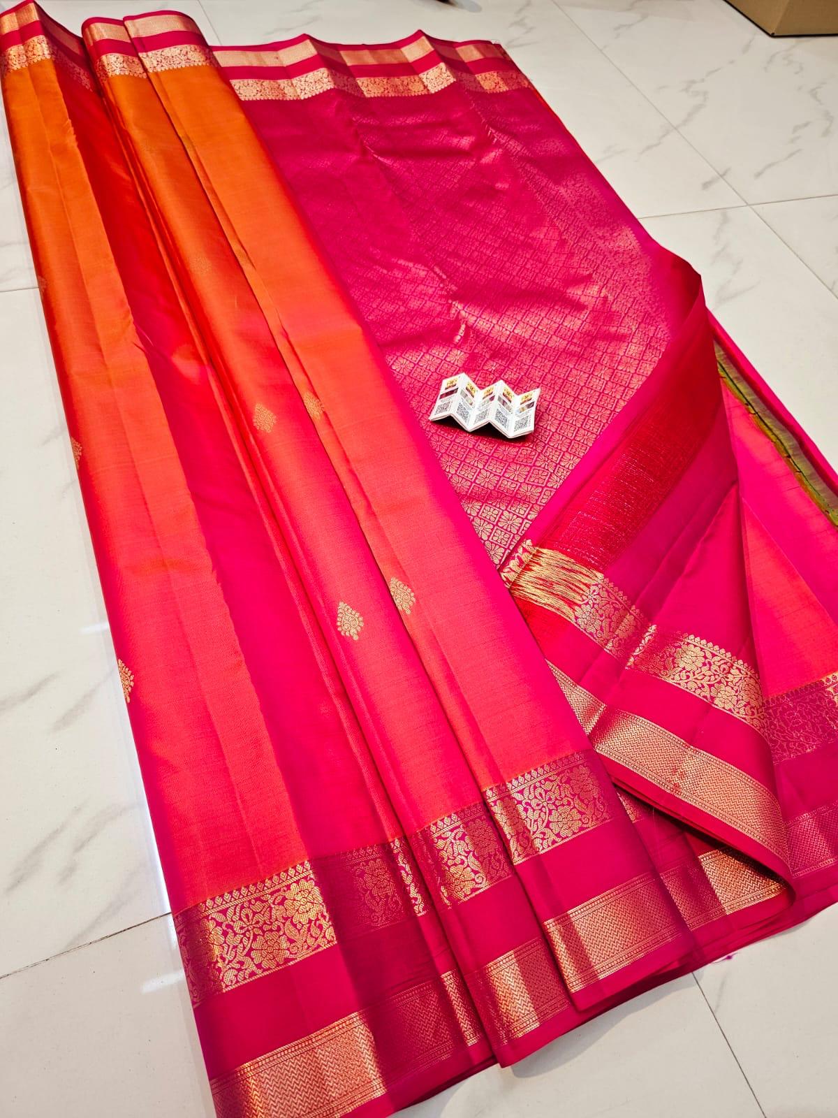 Pre order pure kanchipuram fancy gap border silk sarees : DM screenshot or link to check availability & book