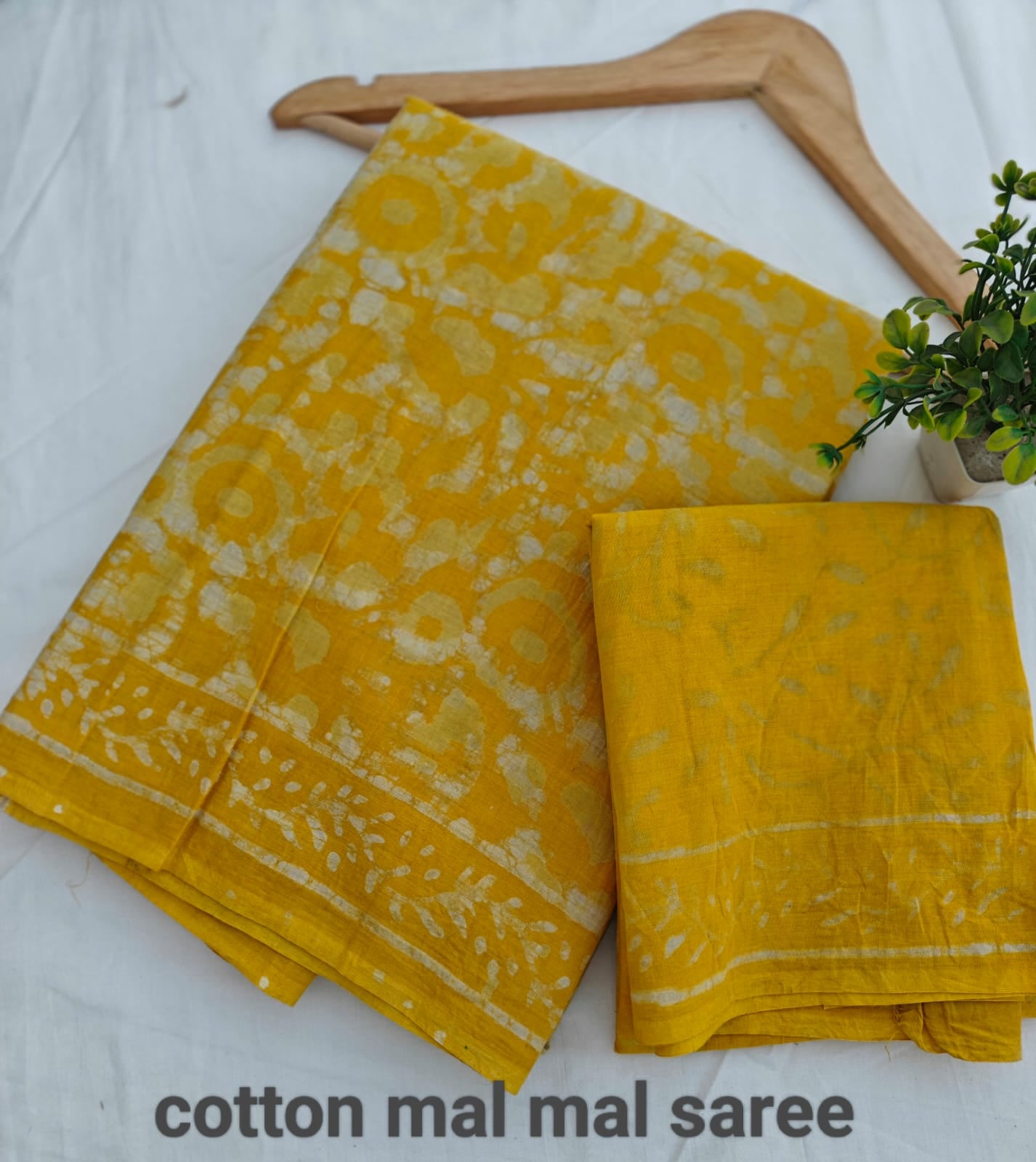 Pre-Order Bagru handBlock Print Cotton mulmul Sarees With Running Blouse