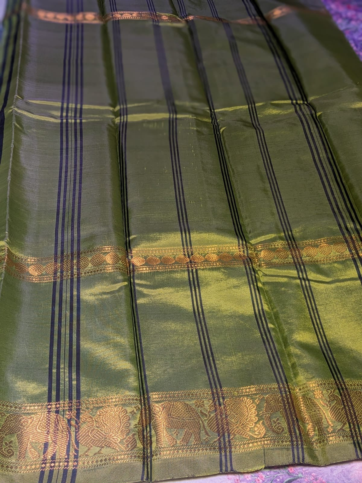 Brand New design Banana Silk Saree without blouse