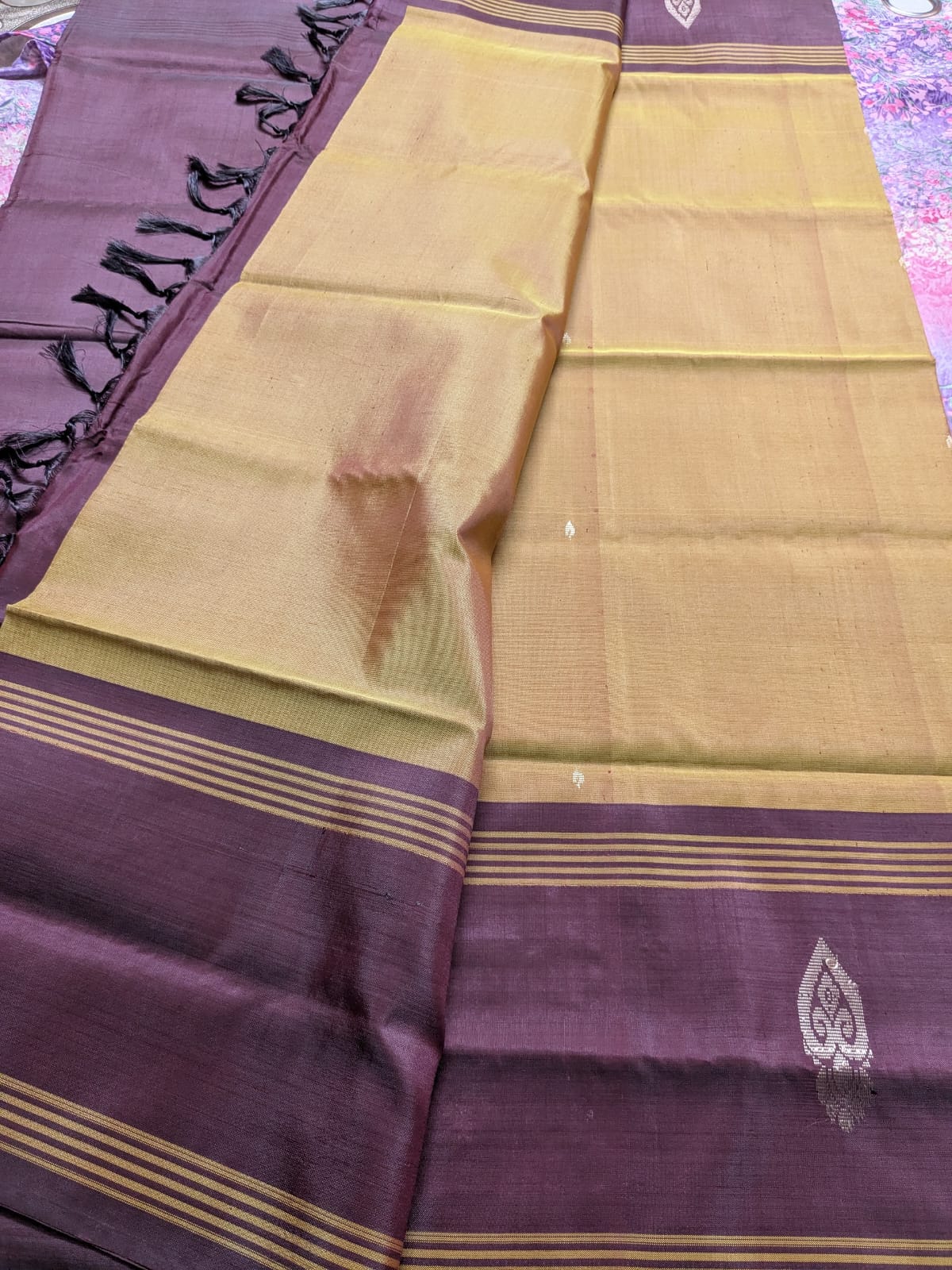 Vegan Banana Pith Silk Saree without blouse