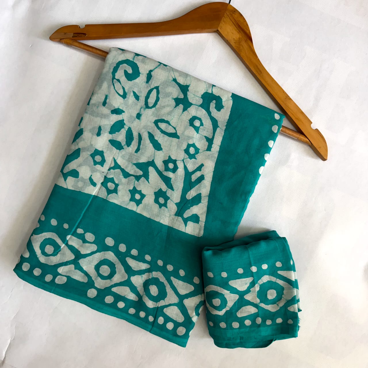 Pre-Order Bagru handBlock Print Cotton mulmul Sarees With Running Blouse