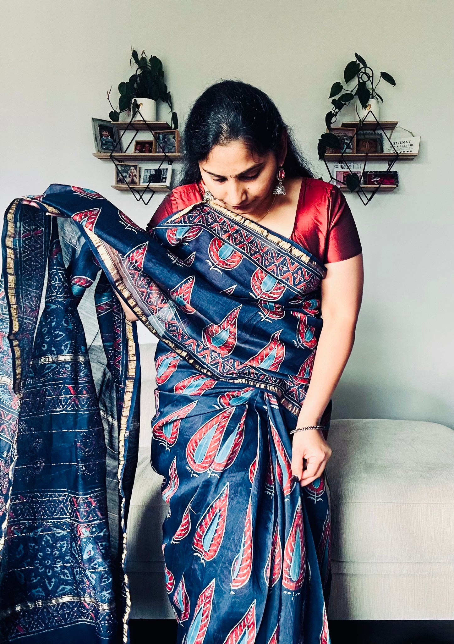 Pre order Beautiful chanderi silk saree