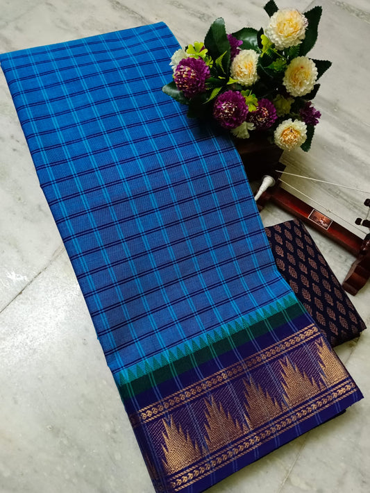 New collection : Pure Chettinad cotton saree without blouse