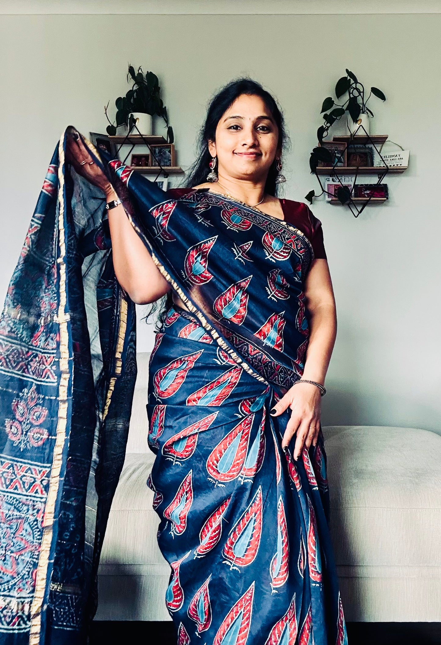 Pre order Beautiful chanderi silk saree