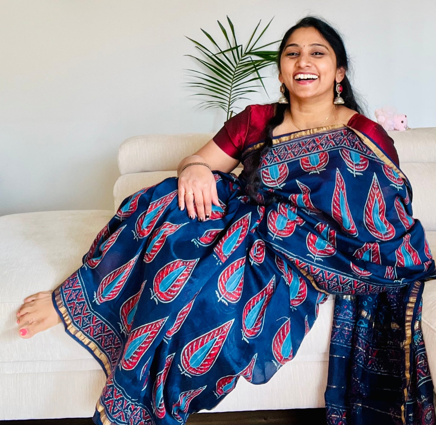 Pre order Beautiful chanderi silk saree