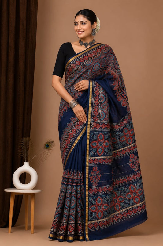 Beautiful chanderi silk saree