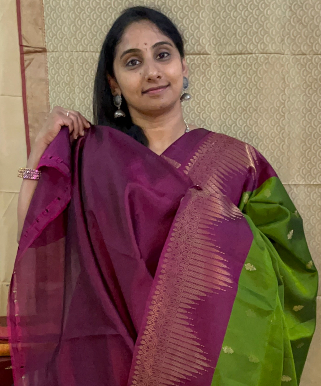 Pure silk latest design new arrival: Handloom Double Warp beautiful intricate design Saree