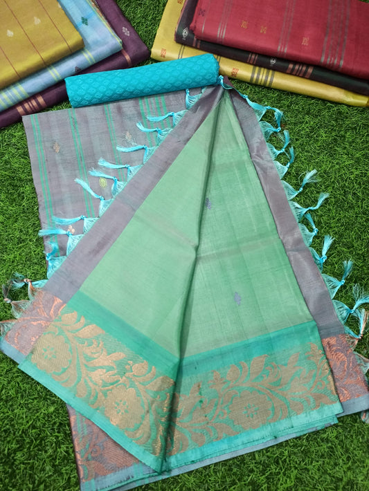 Vegan Banana Pith Silk Saree without blouse