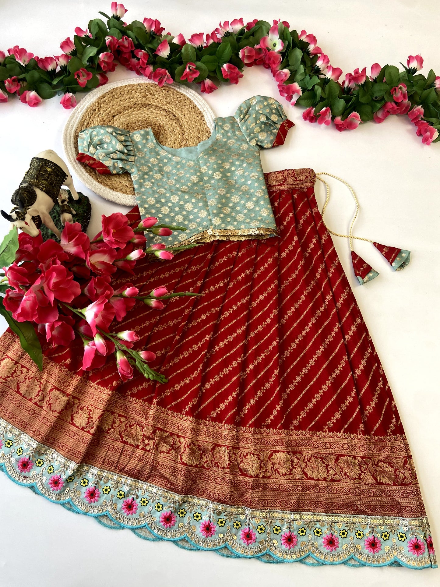 Pre-order kids lehenga Sets - contact by chat for stock availability.