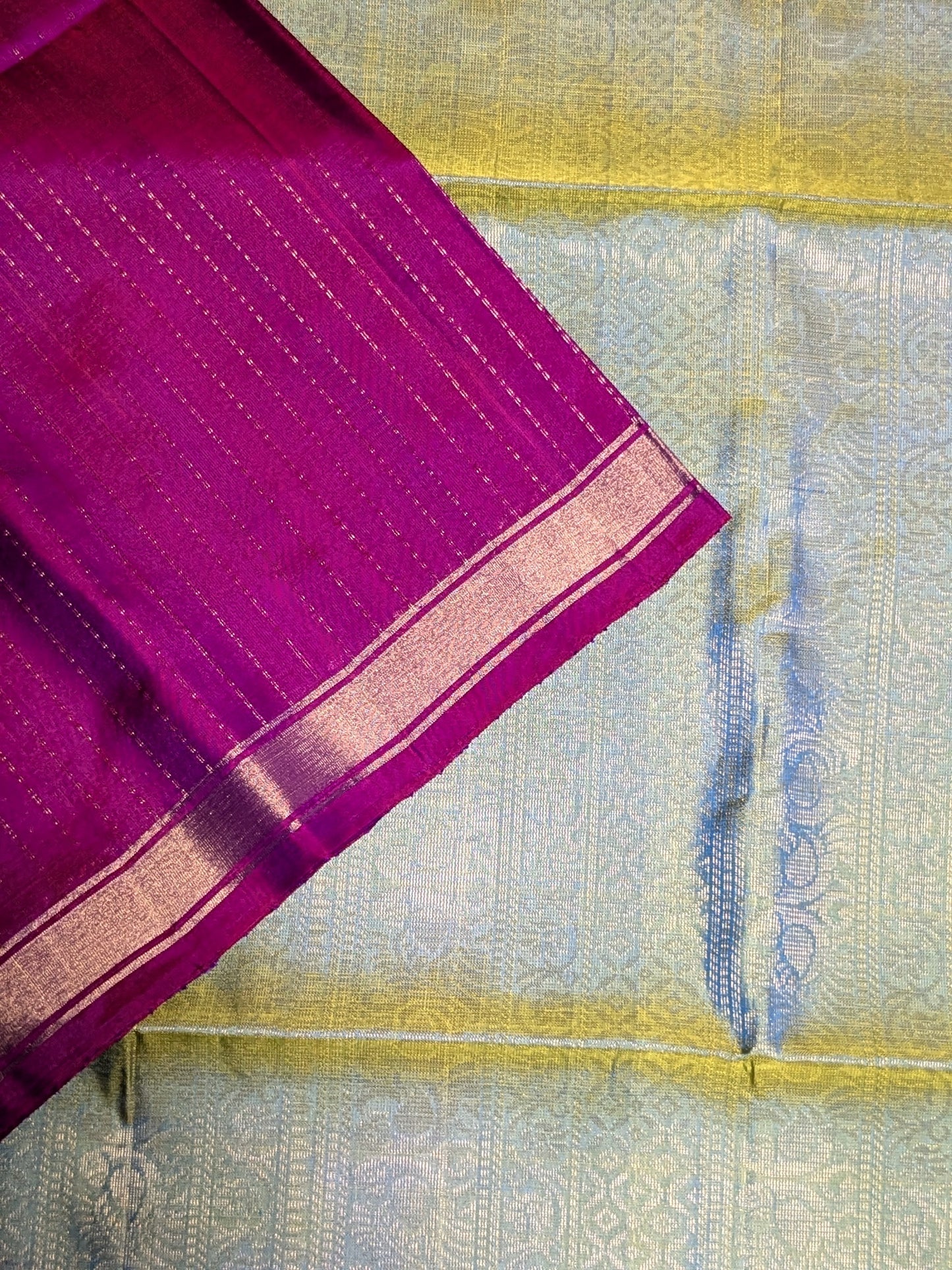 Pure handloom kanchipuram silk saree Silkmark certificate