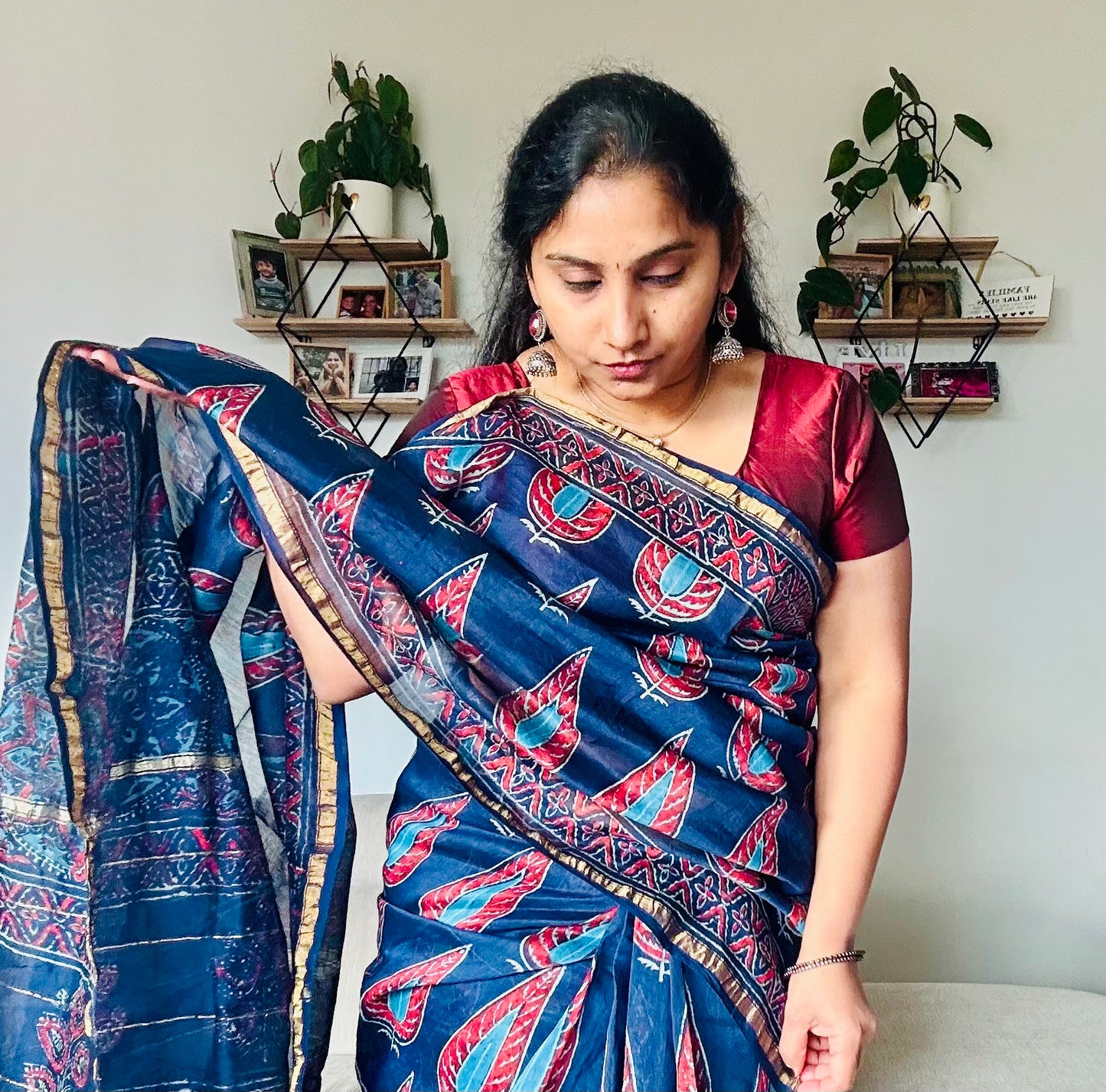 Pre order Beautiful chanderi silk saree