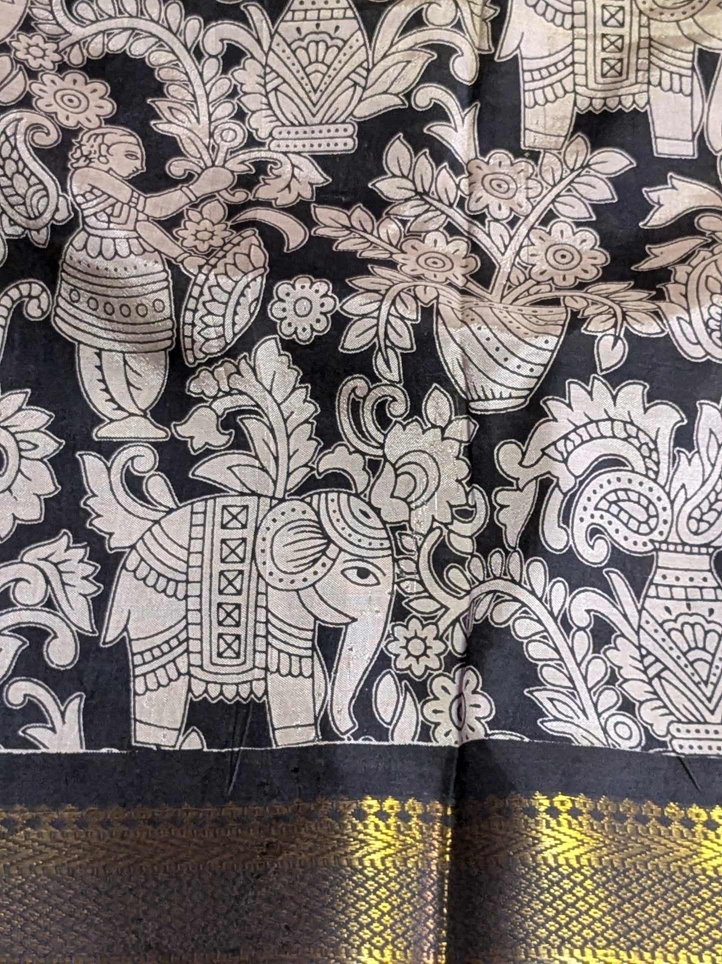 New arrival : Pure Handloom Kalamkari Silk Saree