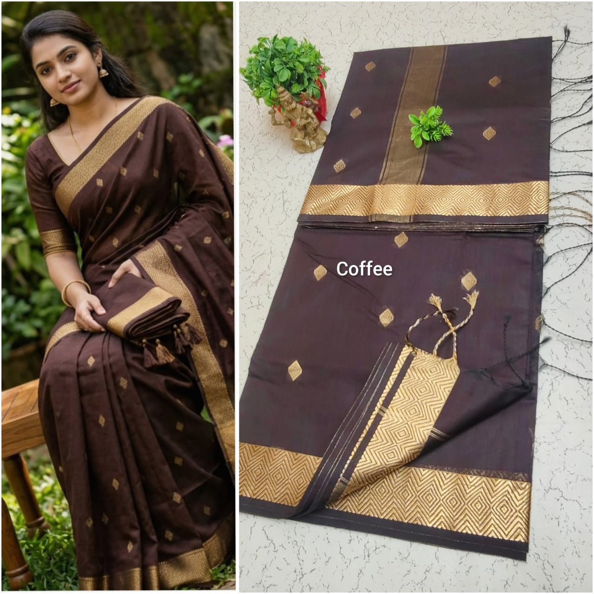 Pre order Nayan inspired Silk Cotton saree Model kalyani cotton sarees 2nd set - weaved on orders