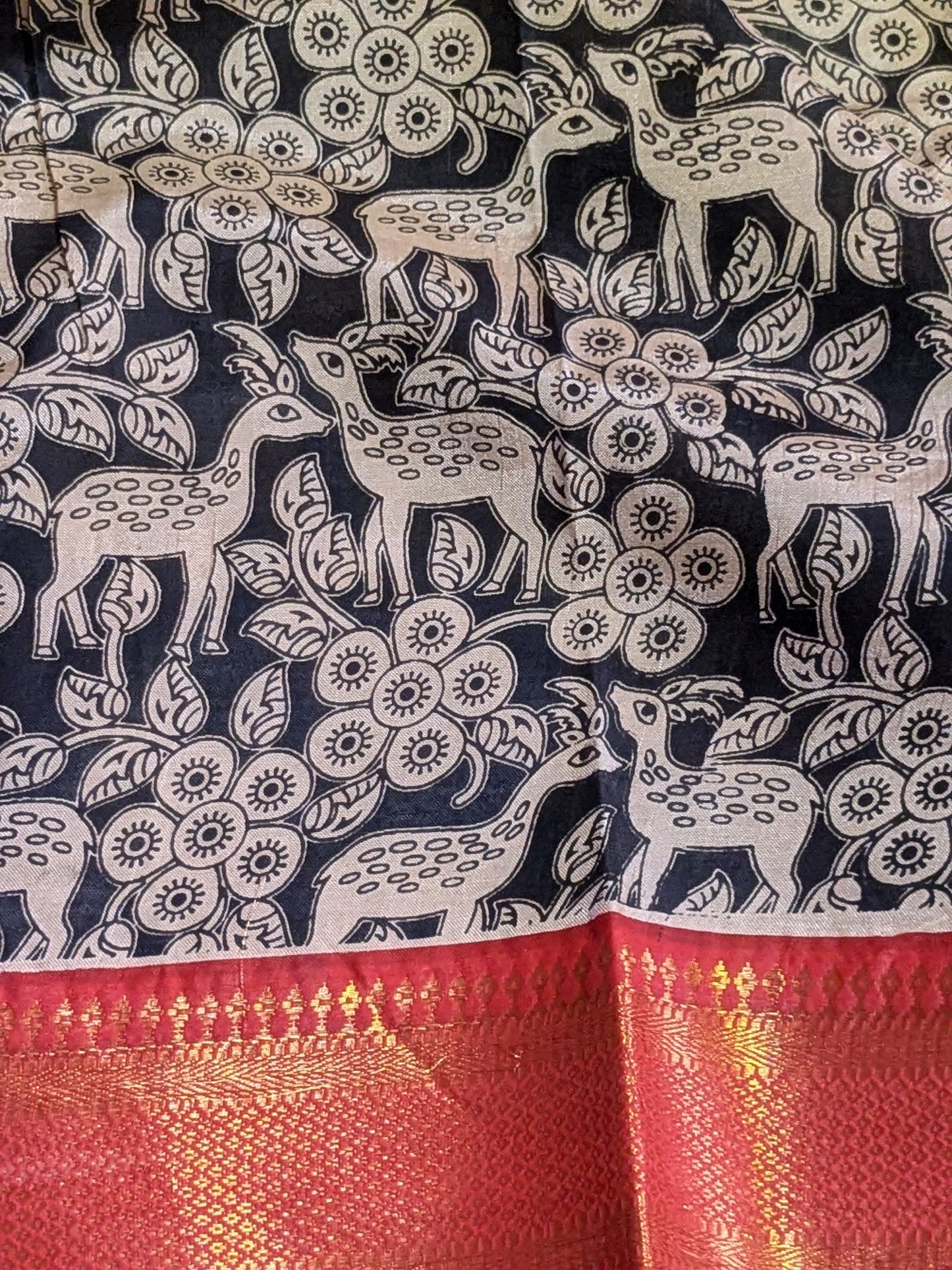 New arrival : Pure Handloom Kalamkari Silk Saree