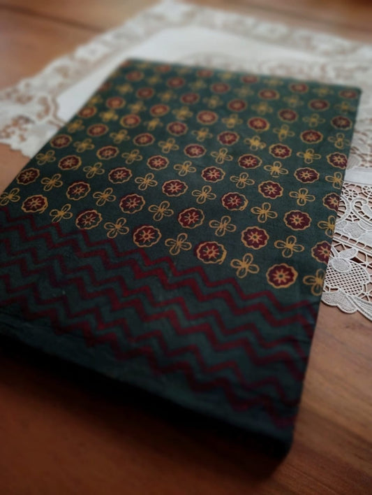 Very soft premium hand dyed & hand printed bagru mulmul cotton saree with blouse