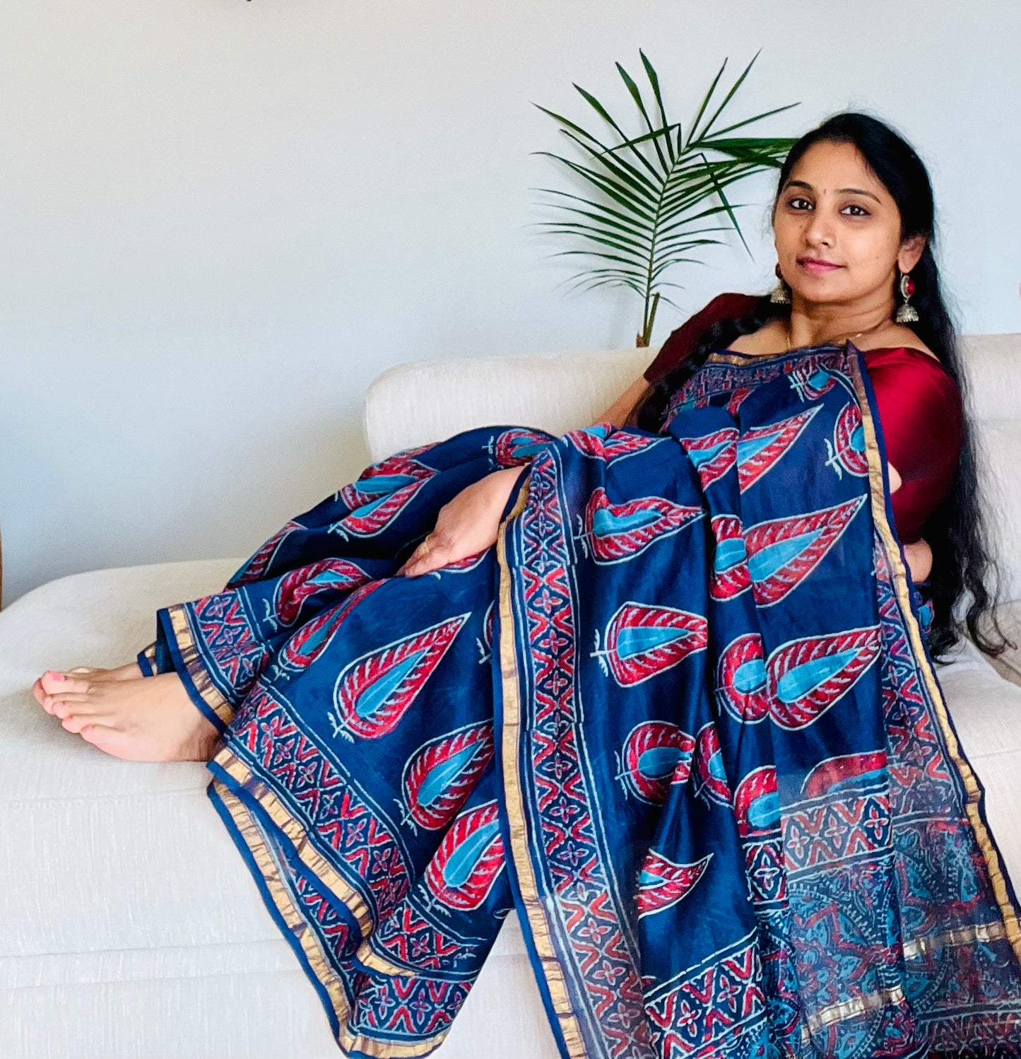 Pre order Beautiful chanderi silk saree