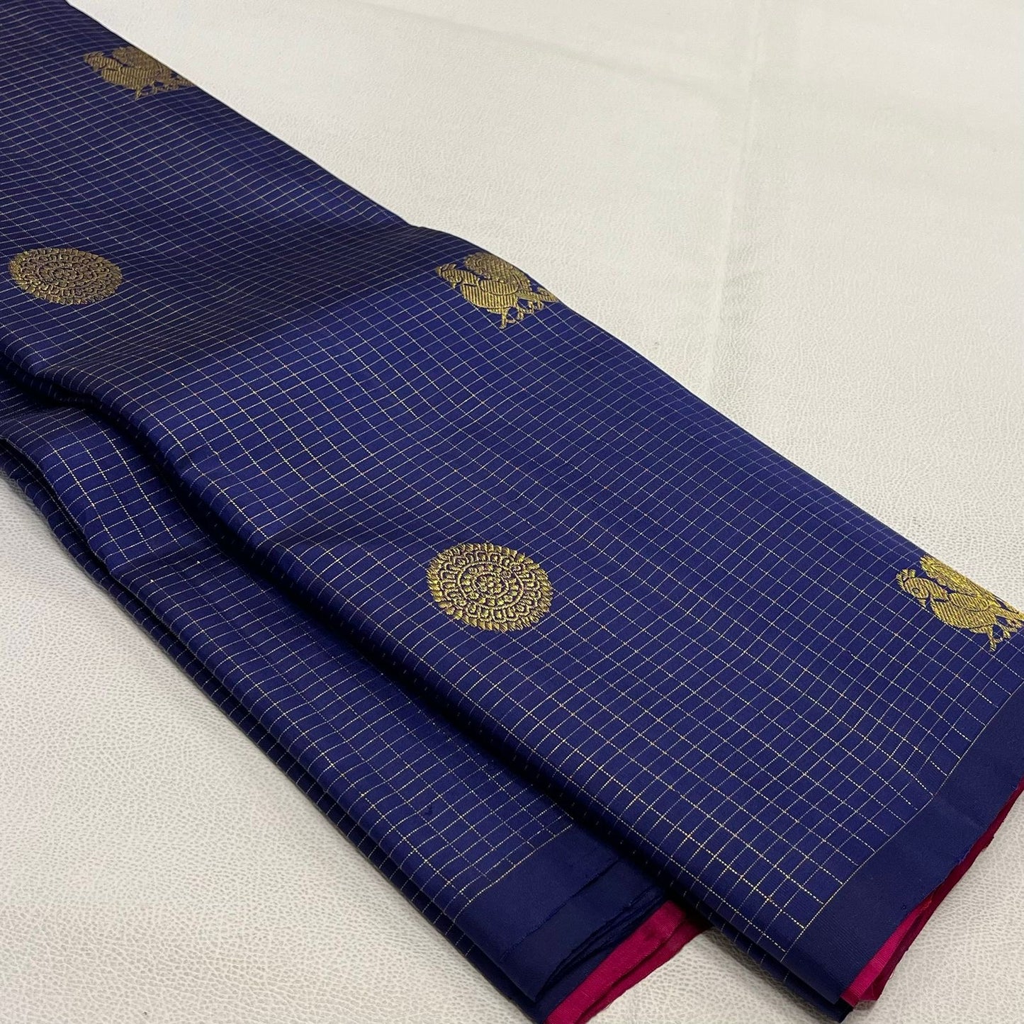 2g GOLD zari pure Kanchipuram Handloom silk saree