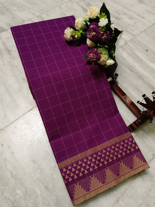 New collection: Pure Chettinad cotton saree without blouse