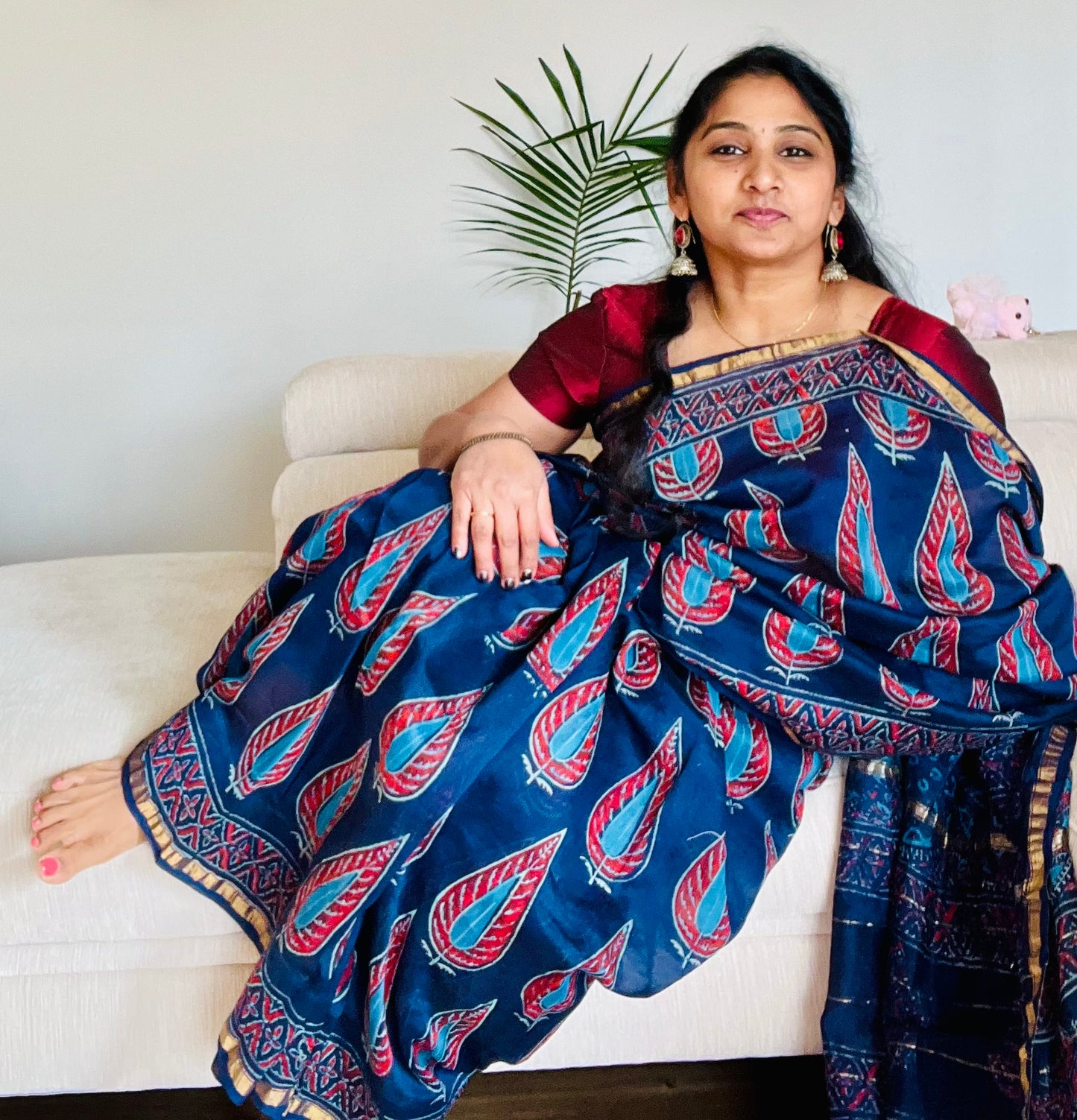 Pre order Beautiful chanderi silk saree