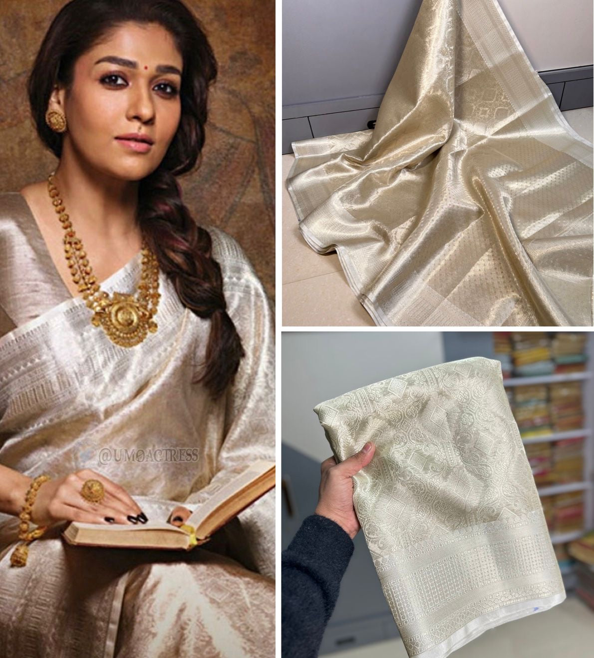 Beautiful Nayan inspired fancy saree