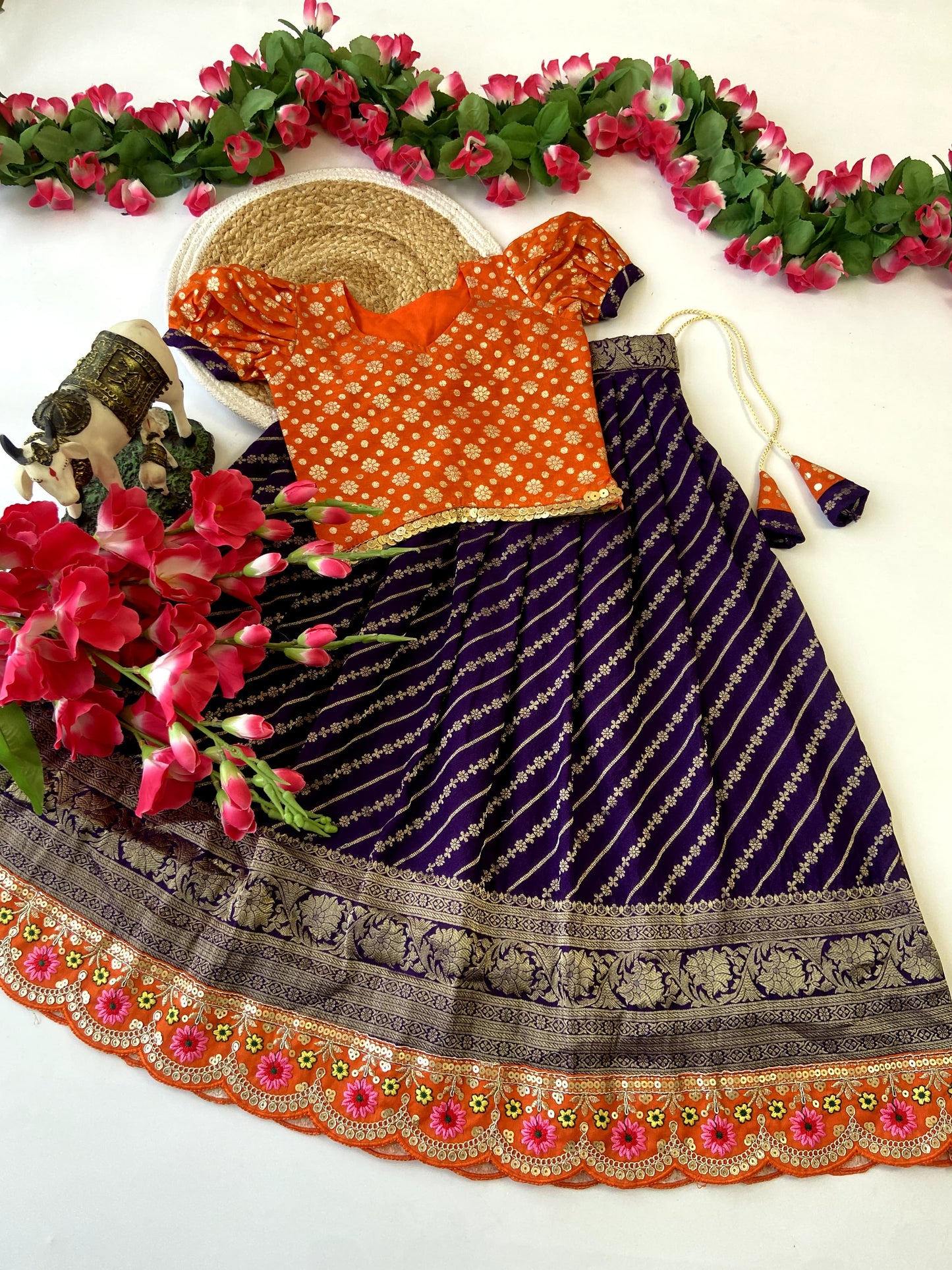 Pre-order kids lehenga Sets - contact by chat for stock availability.