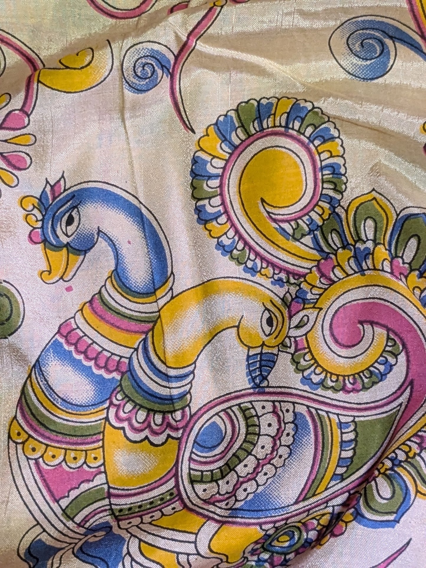 New arrival : Pure Handloom Kalamkari Silk Saree