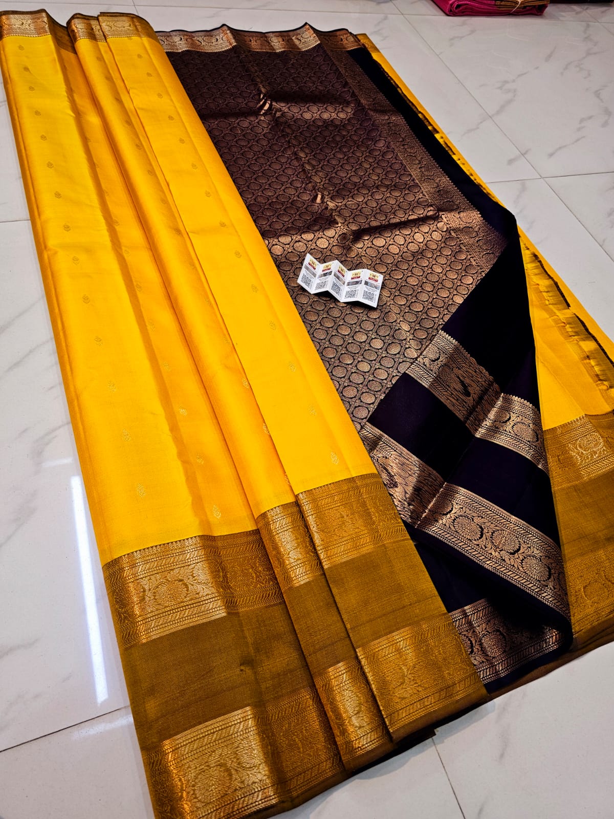Pre order pure kanchipuram fancy gap border silk sarees : DM screenshot or link to check availability & book