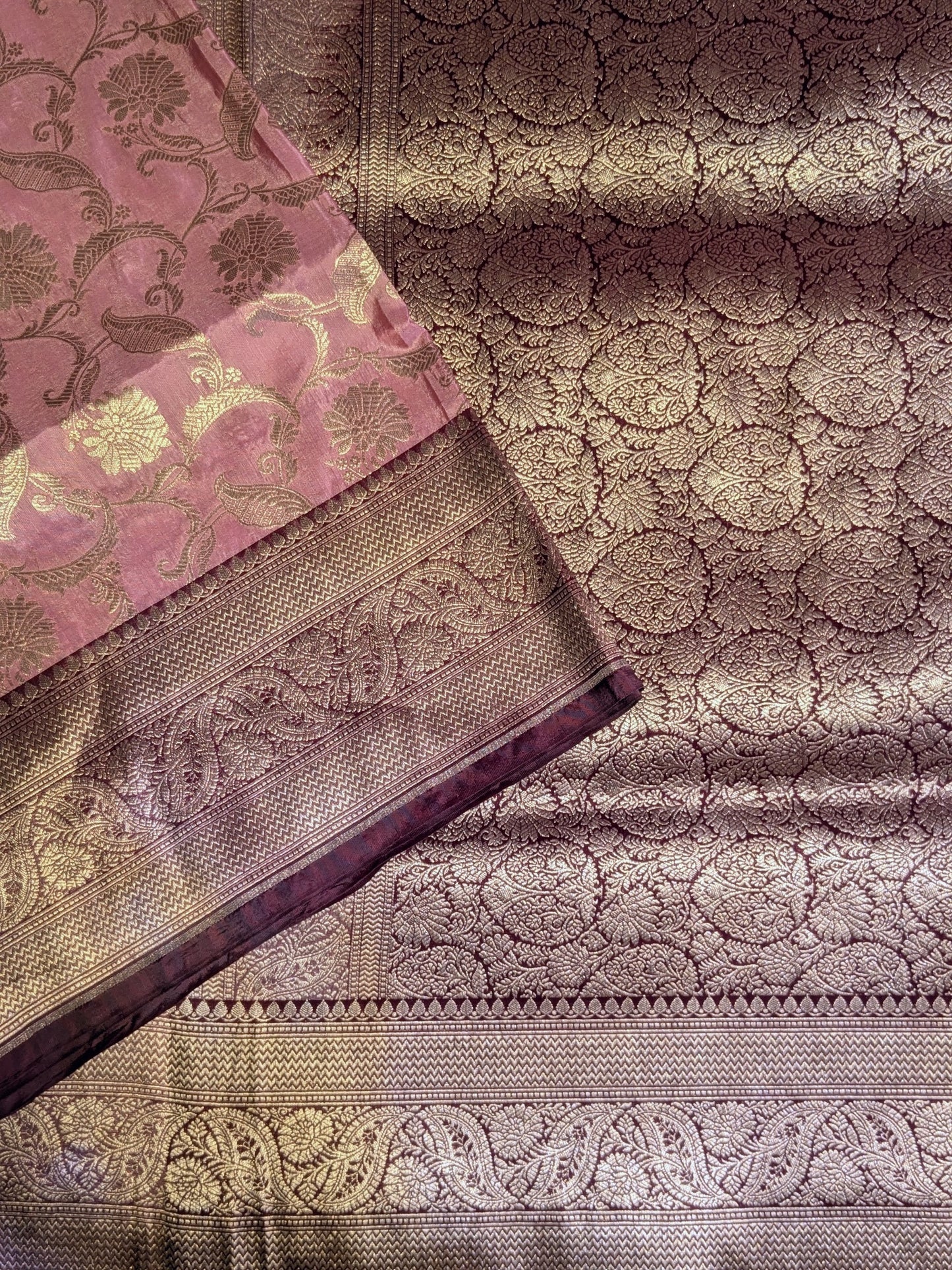 Exclusive bridal collection : Banarasi handwoven pure katan silk saree