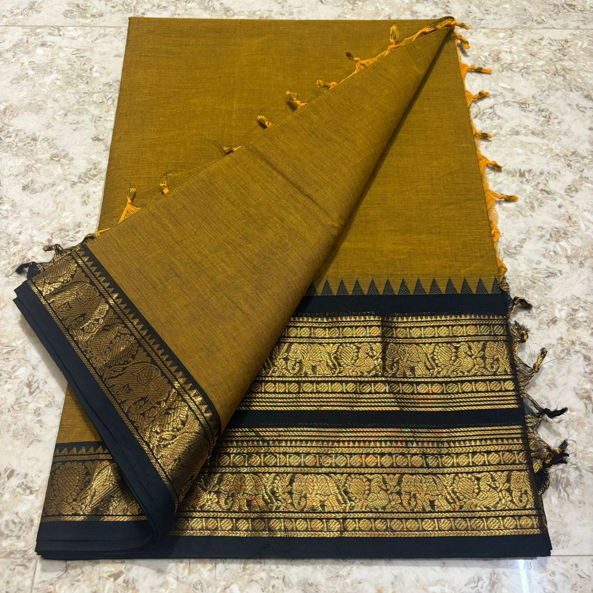 Most trending Traditional Kanchi Cotton Sarees 120 counts pure chettinadu cotton