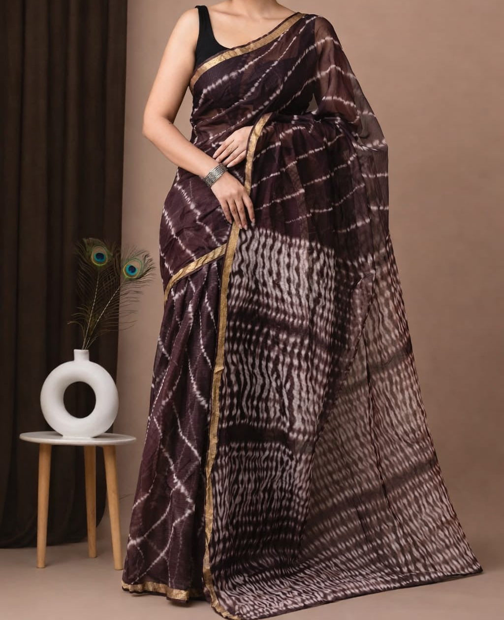 New Unique collection of Colourful Bagru Hand block printed kota doriya sarees with blouse