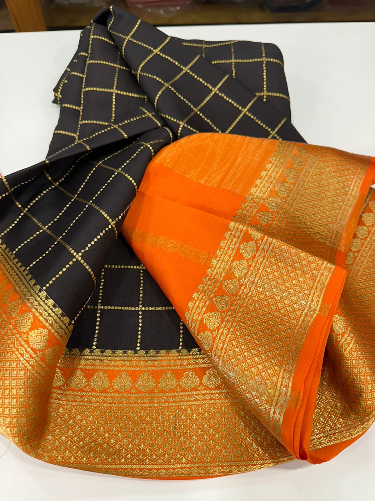 Pure Mysore silk saree