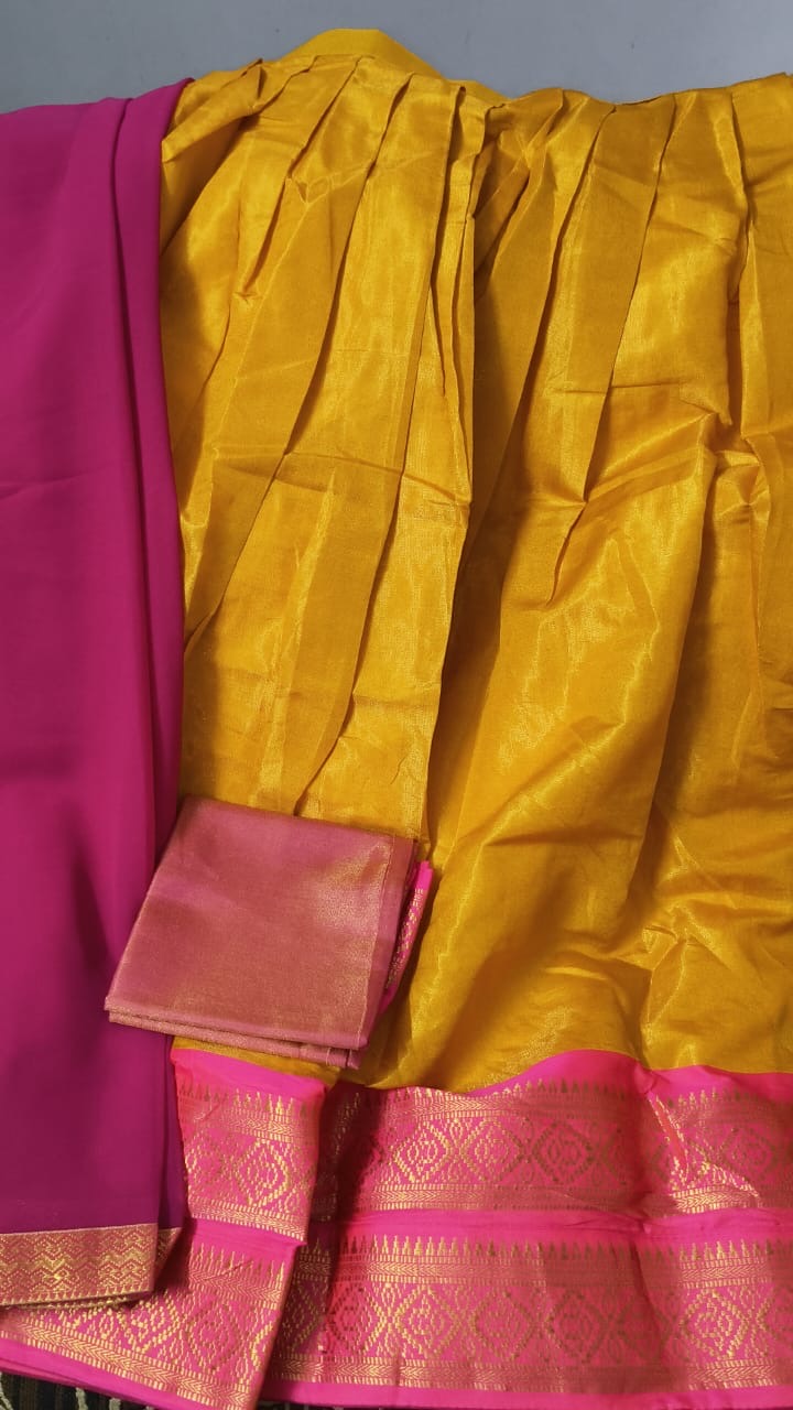 Pre-order Fancy Semi stitched Lehenga Set - contact by chat for color availability.