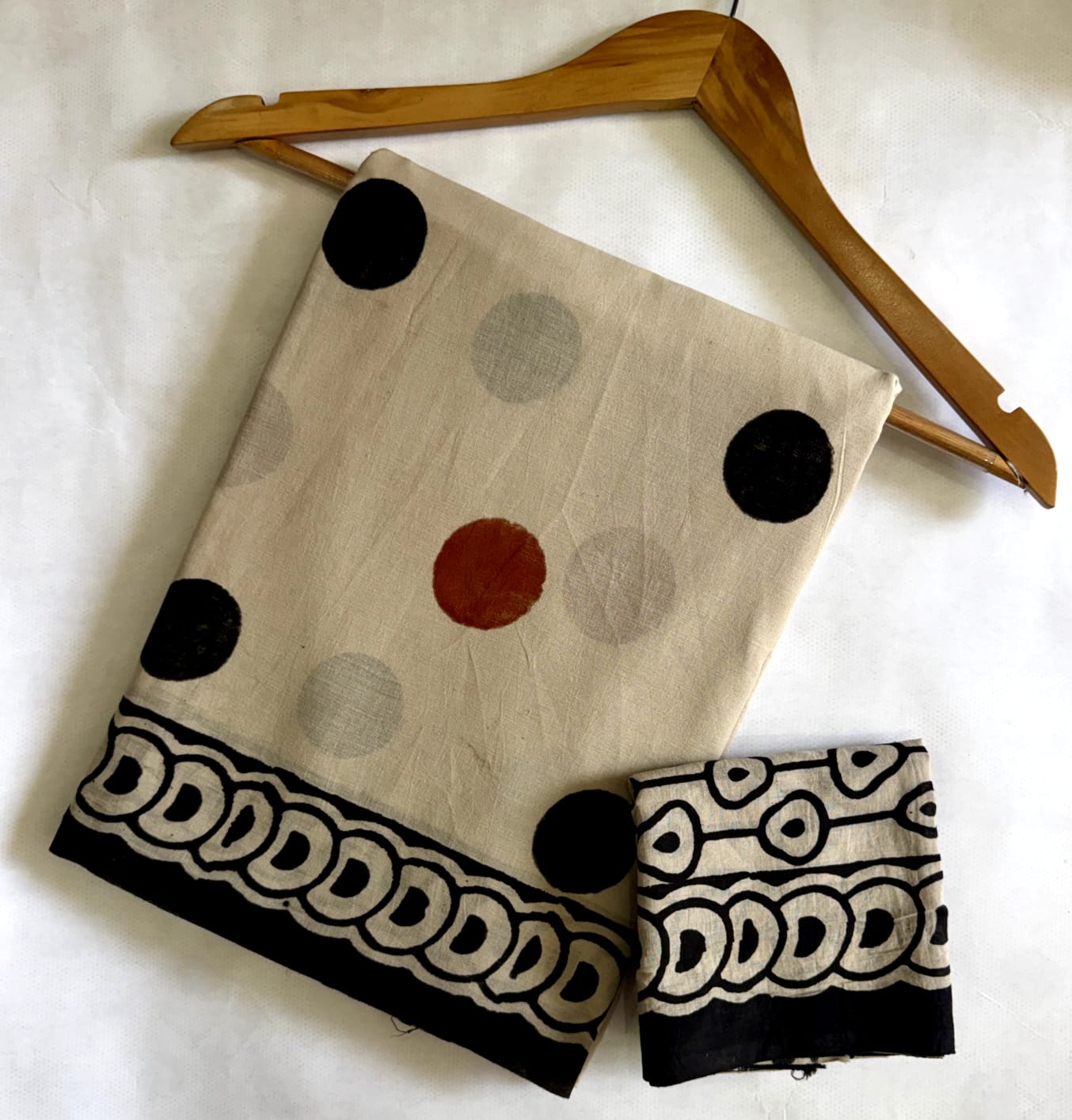 Pre-Order Bagru handBlock Print Cotton mulmul Sarees With Running Blouse