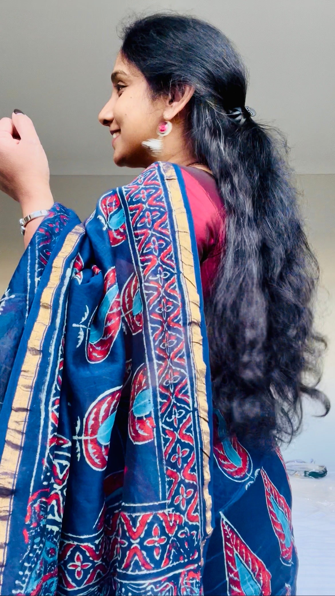 Pre order Beautiful chanderi silk saree