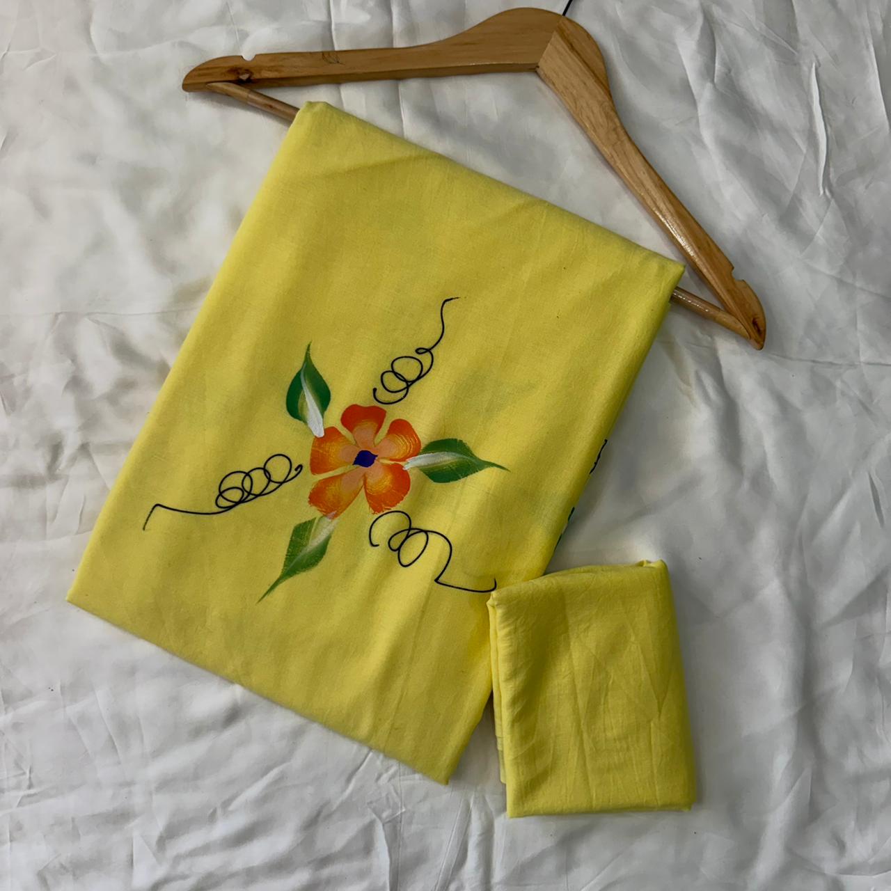 Pre-Order Bagru handBlock Print Cotton mulmul Sarees With Running Blouse