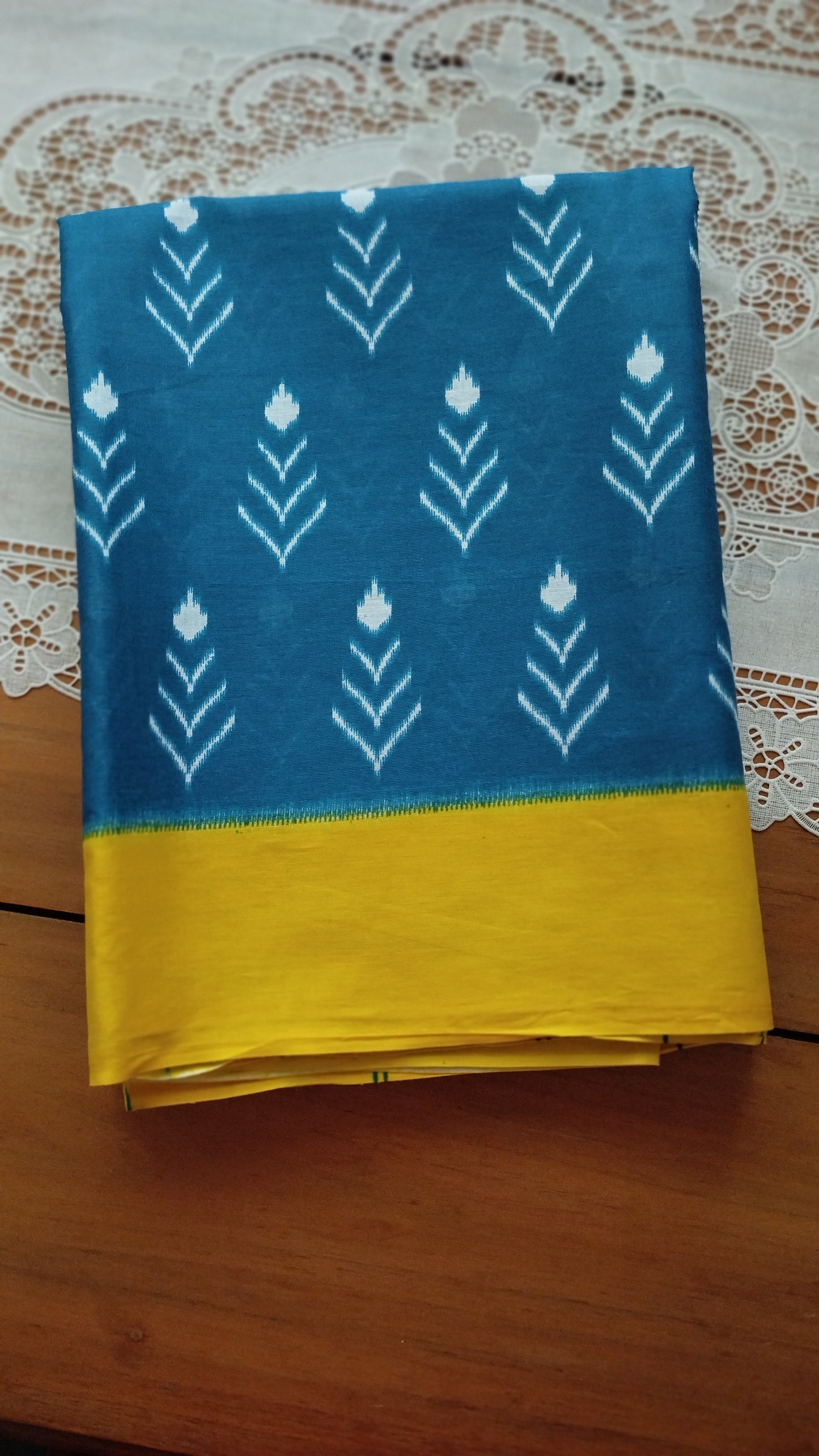 Very Soft printed mulmul cotton saree with blouse