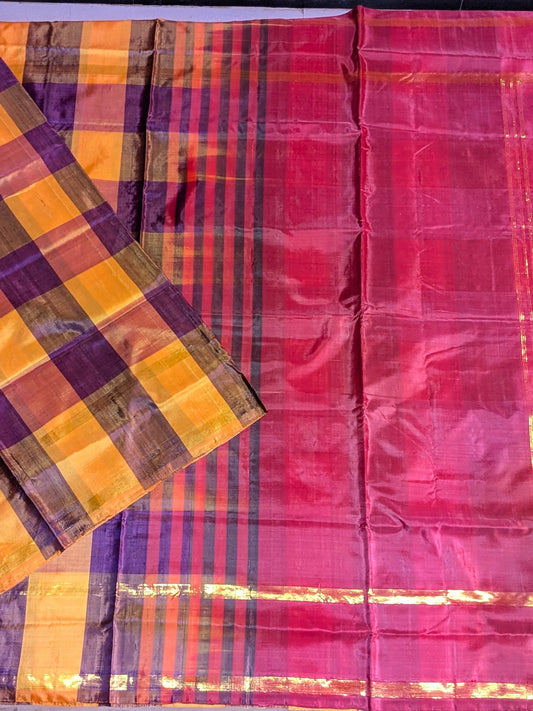 9 yards madisar vaazhaipattu saree without blouse