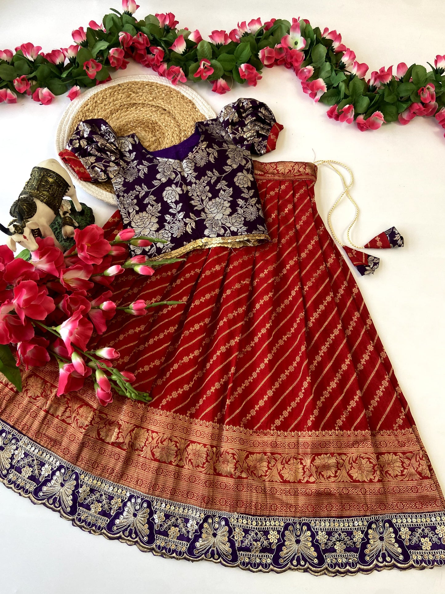 Pre-order kids lehenga Sets - contact by chat for stock availability.